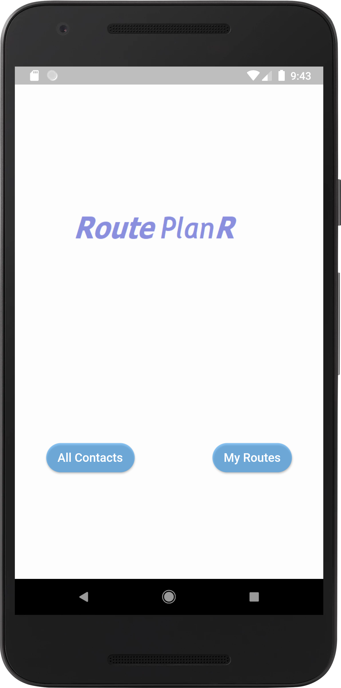 RoutePlanR - Navigation App